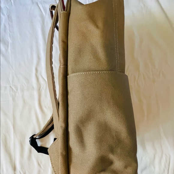 TEDDY ZIPPER BACKPACK IN DESERT CANVAS BY BAEKGAARD NWT - Picture 6 of 8